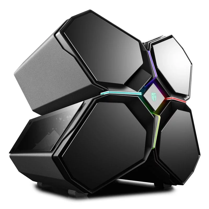 DeepCool QuadStellar Review de la 1ª caja de PC inteligente blackrock DeepCool QuadStellar