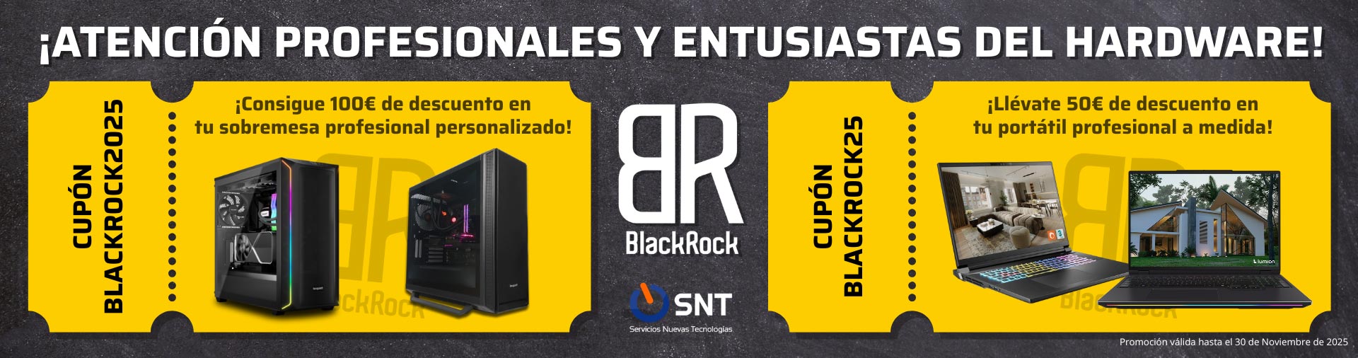 Ordenadores BlackRock - Workstations portátiles y Sobremesas Ordenadores