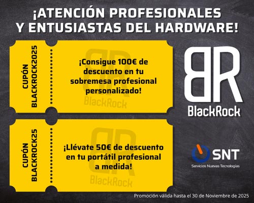 Cupones descuento BlackRock Noviembre 2025 Ordenadores