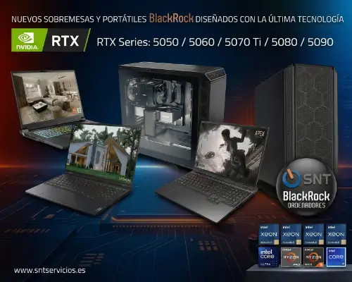 Ordenadores BlackRock - Workstations portátiles y Sobremesas Ordenadores